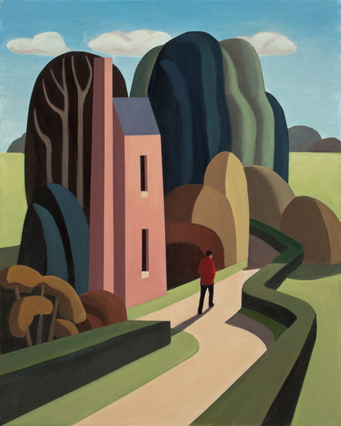 Andy Wooldridge: Low Tide At Fritham Mill 36 x 48 oil on panel