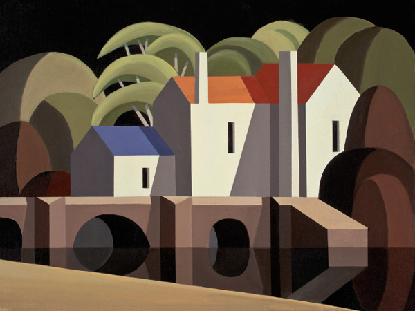 Andy Wooldridge: Low Tide At Fritham Mill 36 x 48 oil on panel