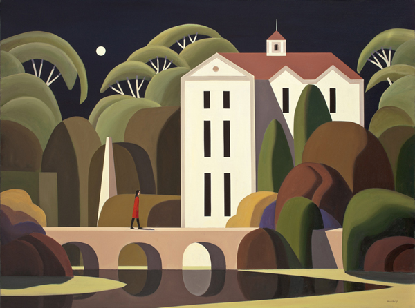 Andy Wooldridge: Low Tide At Fritham Mill 36 x 48 oil on panel