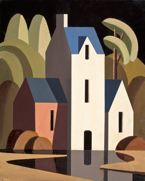 Andy Wooldridge: Low Tide At Fritham Mill 36 x 48 oil on panel